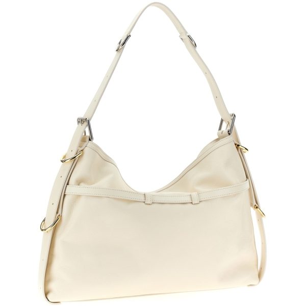 ead3d271db11f65 ju 2 Givenchy White Voyou Medium Shoulder Bag Spring Summer 2024