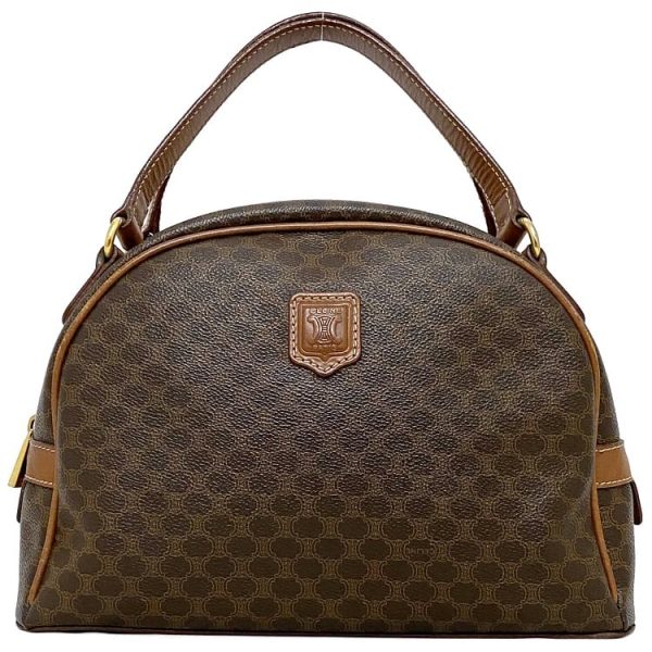 ec 18487 1 Celine Handbag Brown Macadam