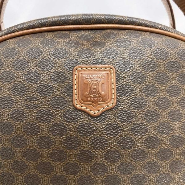 ec 18487 7 Celine Handbag Brown Macadam