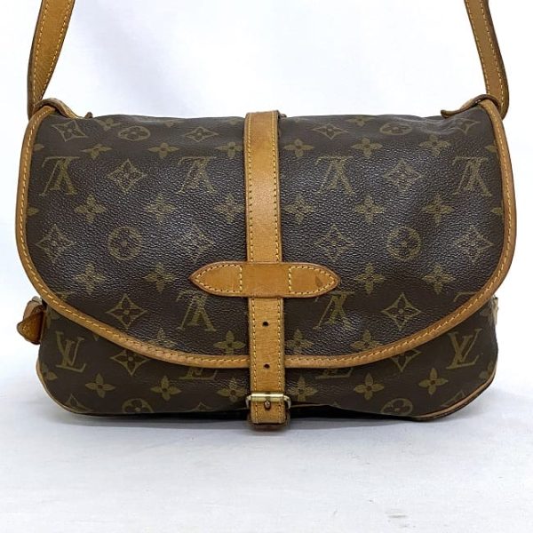 ec 18750 3 Louis Vuitton Saumur 30 Shoulder Bag Monogram Brown