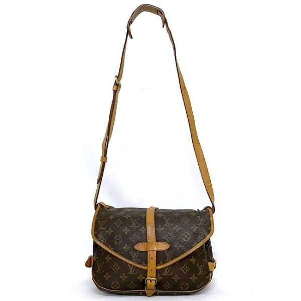 ec 18750 4 Louis Vuitton Saumur 30 Shoulder Bag Monogram Brown