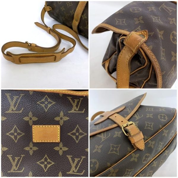 ec 18750 9 Louis Vuitton Saumur 30 Shoulder Bag Monogram Brown