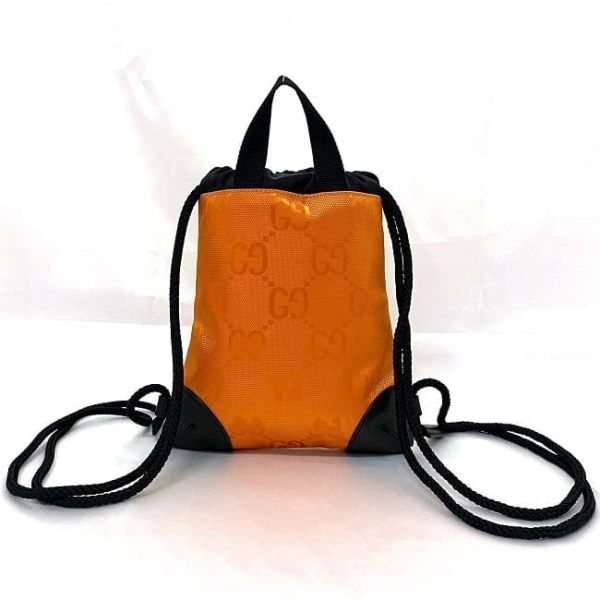 ec 18860 3 Gucci Mini Backpack Canvas Orange