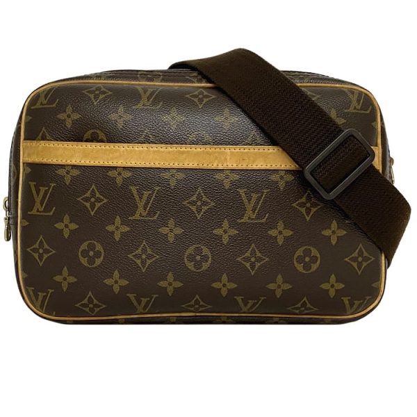 ec 18891 1 Louis Vuitton Reporter PM Shoulder Bag Monogram Brown