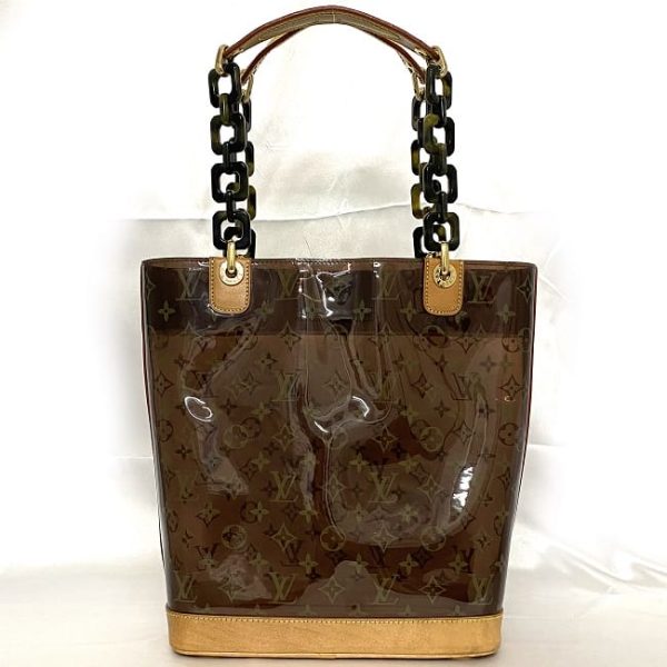 ec 19150 3 Louis Vuitton Hippo Ambre MM Tote Bag Monogram Brown