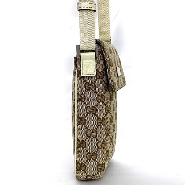 ec 19161 2 Gucci Mini Shoulder Bag Canvas Beige