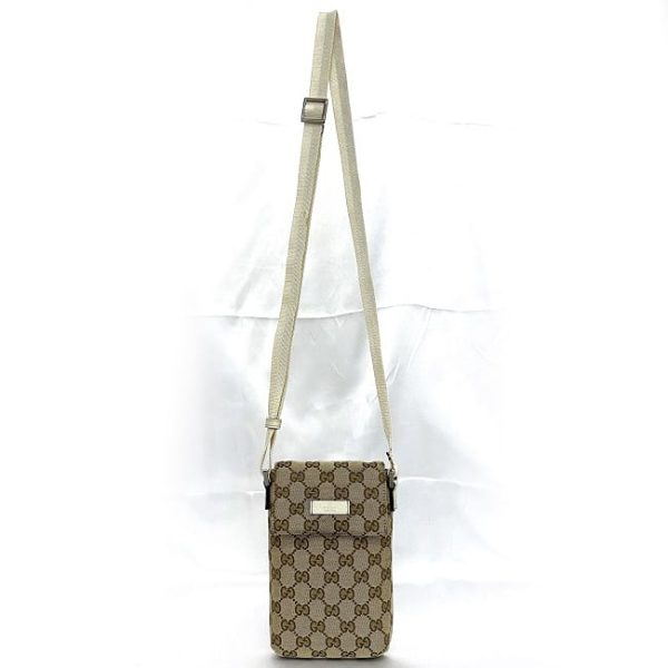 ec 19161 4 Gucci Mini Shoulder Bag Canvas Beige