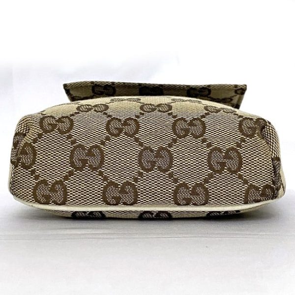 ec 19161 5 Gucci Mini Shoulder Bag Canvas Beige