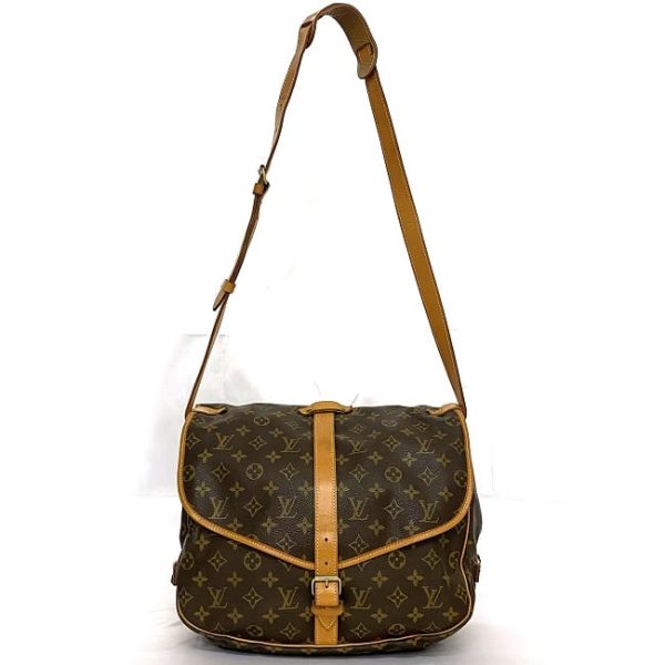 ec 19219 2 Louis Vuitton Saumur 35 Shoulder Bag Monogram Brown