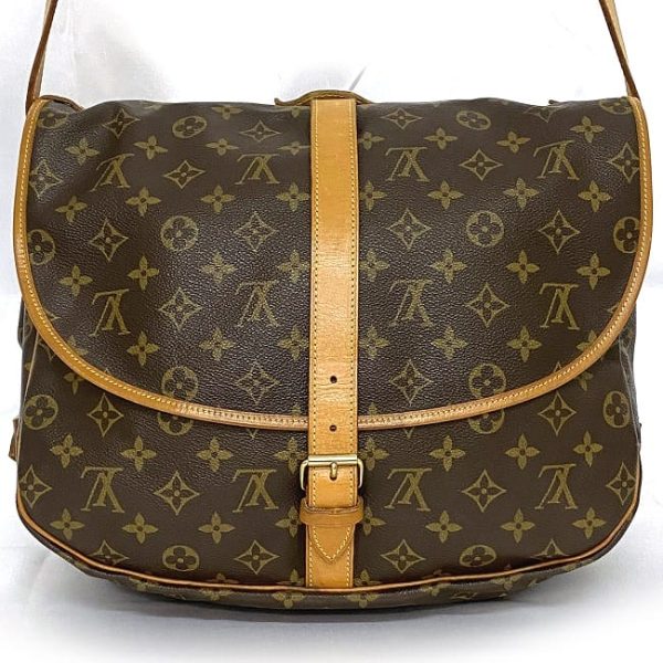 ec 19219 4 Louis Vuitton Saumur 35 Shoulder Bag Monogram Brown