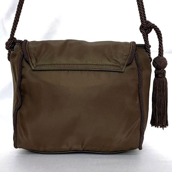 ec 19516 3 Prada Mini Shoulder Bag Nylon Brown