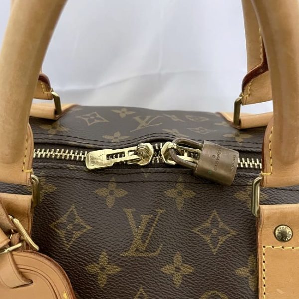 ec 19833 8 Louis Vuitton Keepall 60 Boston Bag Monogram Brown