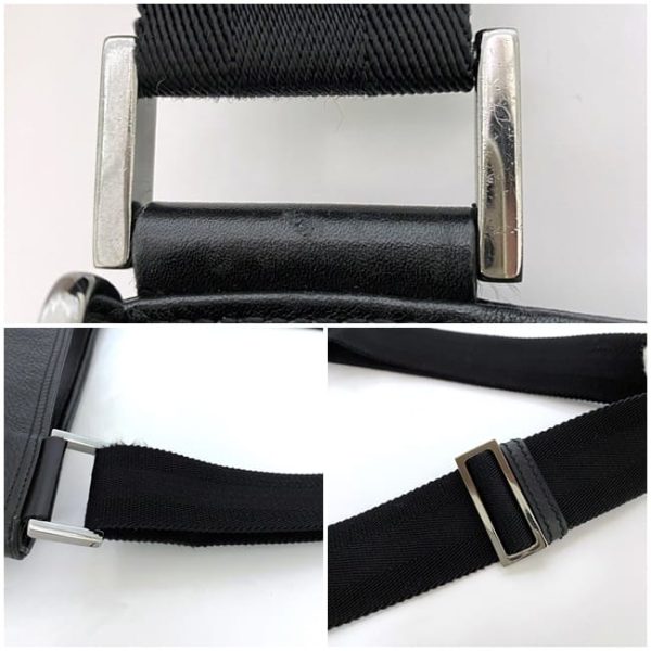 ec 20460 9 Gucci Shoulder Bag Leather Black