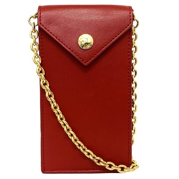 ec11046 1 Kenzo Shoulder Bag Leather Red