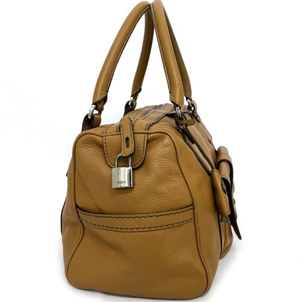 ec11587 2 Tods Tote Bag Leather Brown