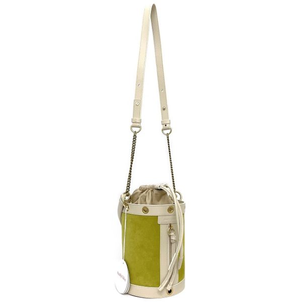 ec12059 2 See By Chloe Debbie Shoulder Bag Light Green