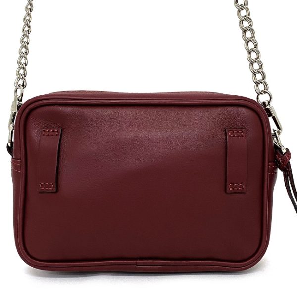 ec12373 4 Longchamp Studded Pochette Shoulder Bag Bordeaux