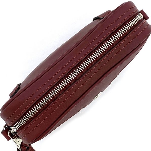 ec12373 6 Longchamp Studded Pochette Shoulder Bag Bordeaux