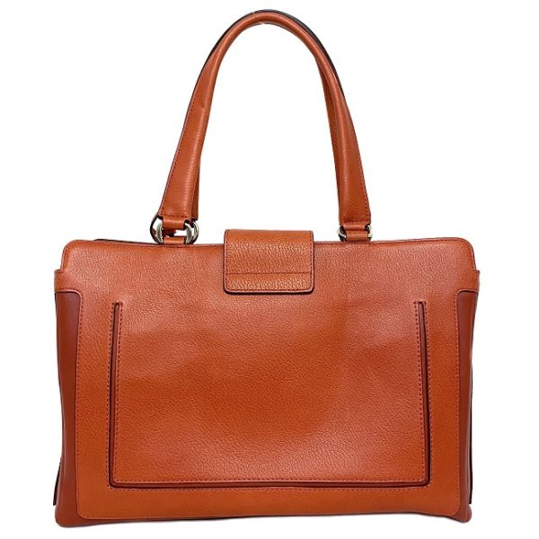 ec12748 2 Cole Haan Tote Bag Leather Orange