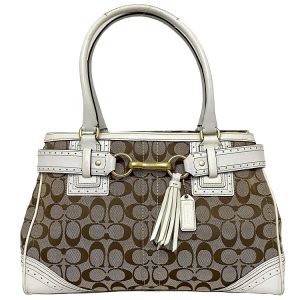 ec13132 1 Coach Signature Tote Bag Beige