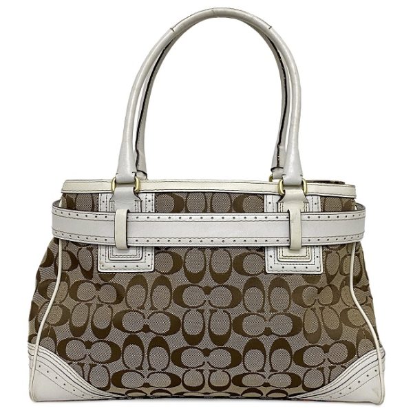 ec13132 2 Coach Signature Tote Bag Beige