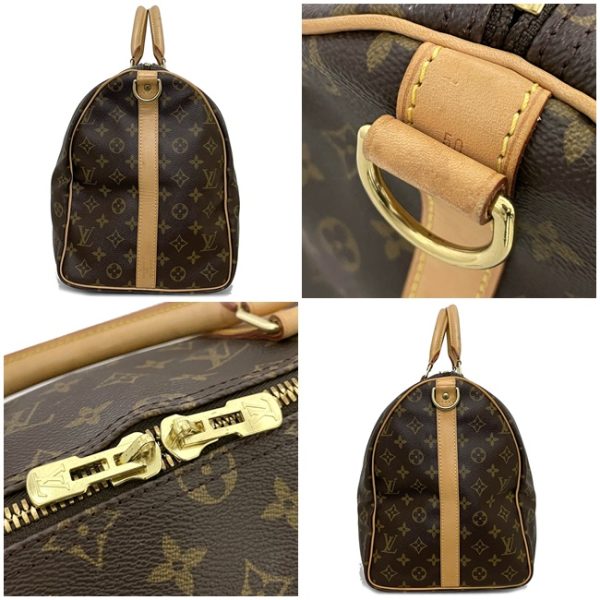 ec13539 3 Louis Vuitton Keepall Bandouliere 50 Boston Bag Monogram Brown