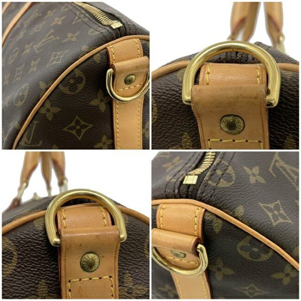 ec13539 6 Louis Vuitton Keepall Bandouliere 50 Monogram Travel Bag Brown