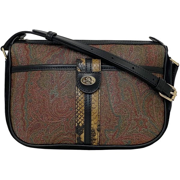 ec13725 1 Etro Shoulder Bag PVC Leather Brown