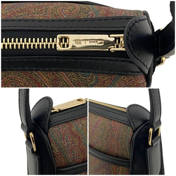 ec13725 7 Etro Shoulder Bag PVC Leather Brown