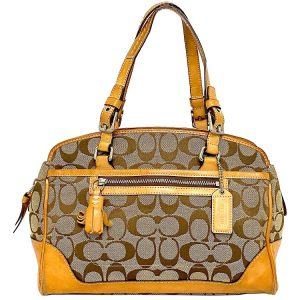 ec13891 1 Coach Handbag Canvas Beige