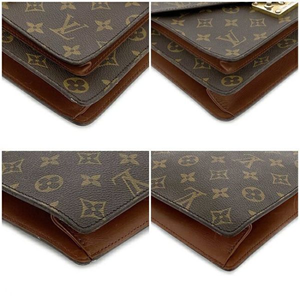 ec14234 5 Louis Vuitton 2way Monceau 28 monogram shoulder bag brown