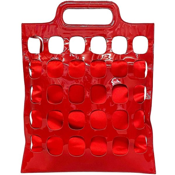 ec14449 1 Anteprima Tote Bag PVC Satin Red