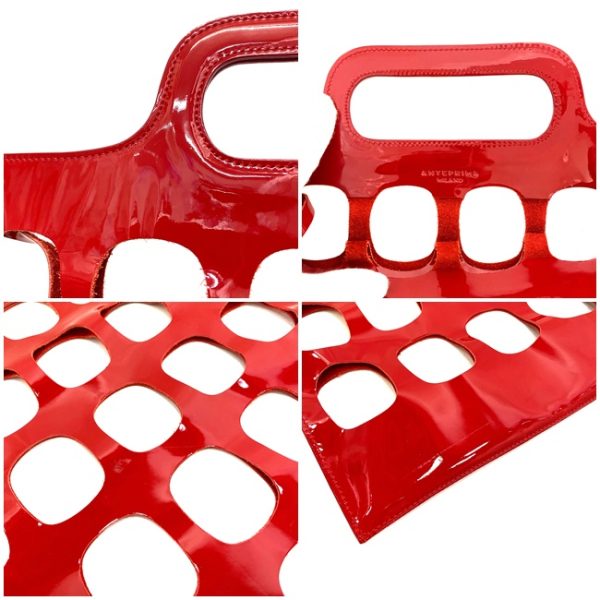 ec14449 8 Anteprima Tote Bag PVC Satin Red