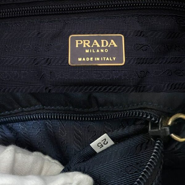 ec15731 10 Prada Shoulder Tote Bag Nylon Navy