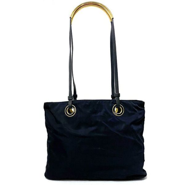 ec15731 2 Prada Shoulder Tote Bag Nylon Navy