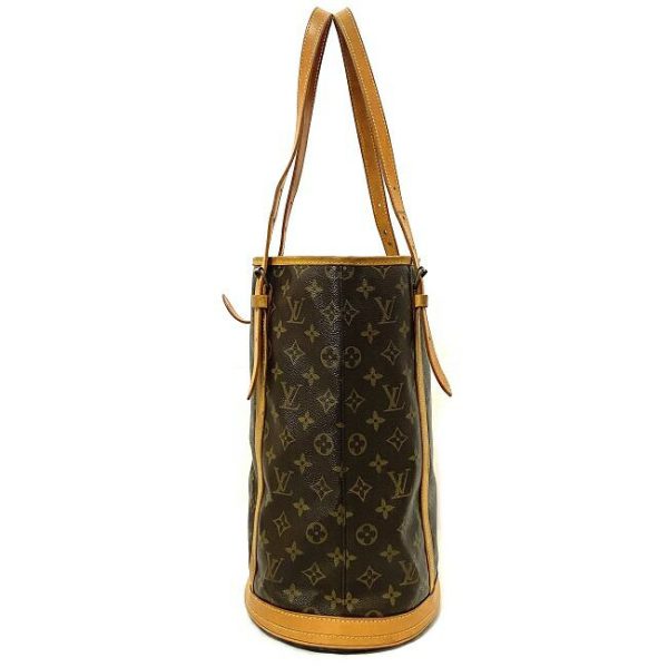 ec16100 2 Louis Vuitton Monogram Bucket Bag Brown Beige