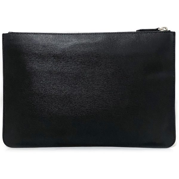 ec16250 2 Fendi Clutch Bag Leather Black