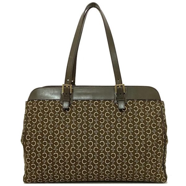 ec17157 2 Celine Tote Bag Brown Gold Macadam