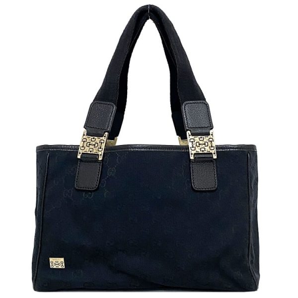 ec17603 1 Gucci Tote Bag Canvas Black