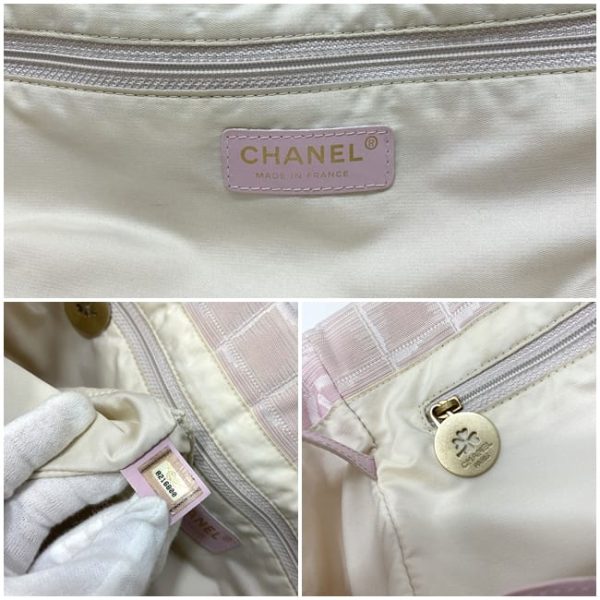 ec17720 9 Chanel Tote Bag Nylon Pink