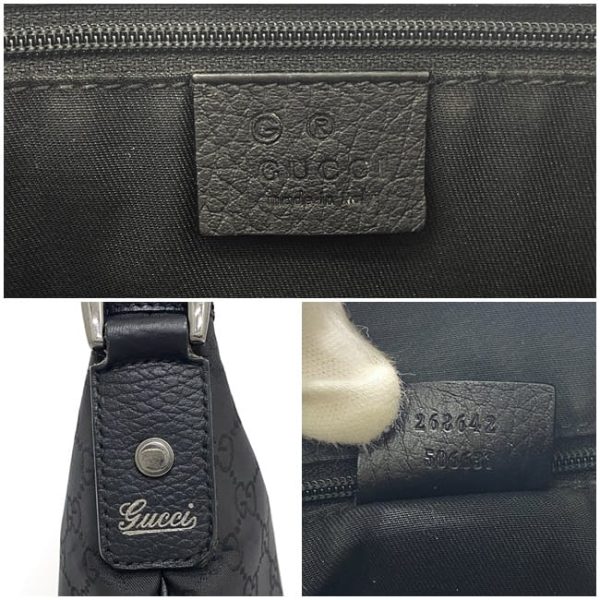 ec17949 10 Gucci Abbey Shoulder Bag Nylon Black