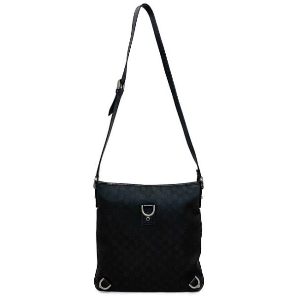 ec17949 2 Gucci Abbey Shoulder Bag Nylon Black