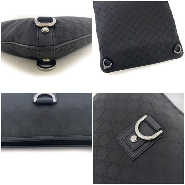 ec17949 9 Gucci Abbey Shoulder Bag Nylon Black