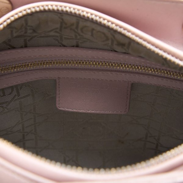 enxpqmoknyxld 9 Dior Lady Dior Cannage 2Way Lambskin Handbag Pink