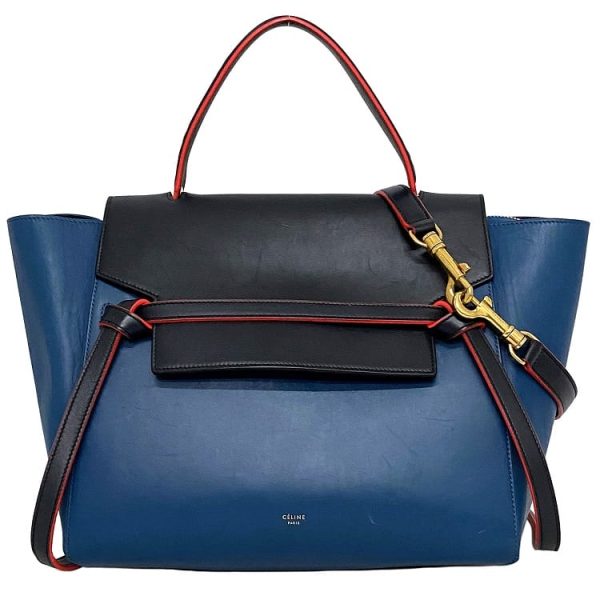 f 18430 01 Celine Belt Bag Blue