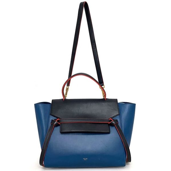 f 18430 02 Celine Belt Bag Blue