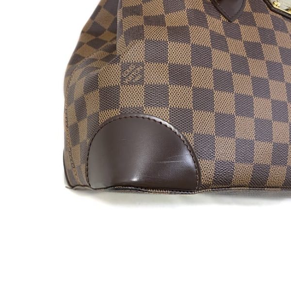 f 18716 8 Louis Vuitton Hampstead GM Tote Bag Damier Ebene Brown