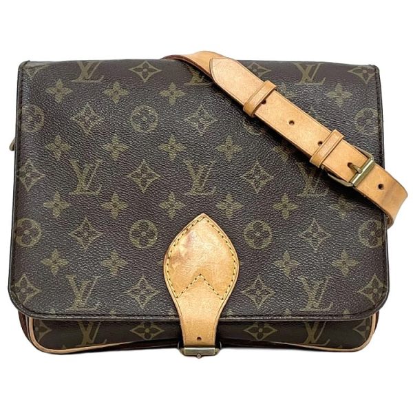 f 18806 1 Louis Vuitton Cartesier 26 Shoulder Bag Monogram Brown