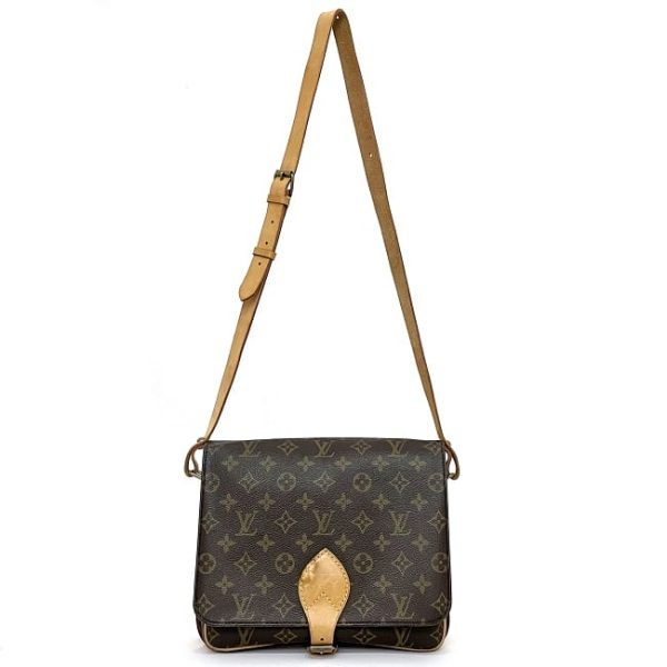 f 18806 4 Louis Vuitton Cartesier 26 Shoulder Bag Monogram Brown