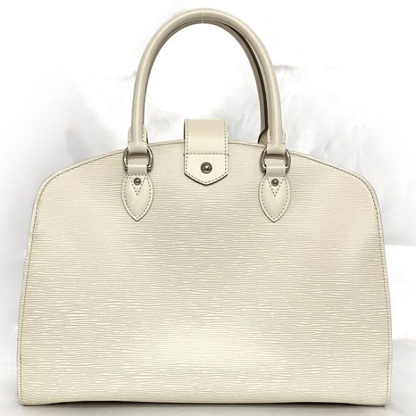 f 18818 3 Louis Vuitton Pont Neuf GM Handbag Epi White